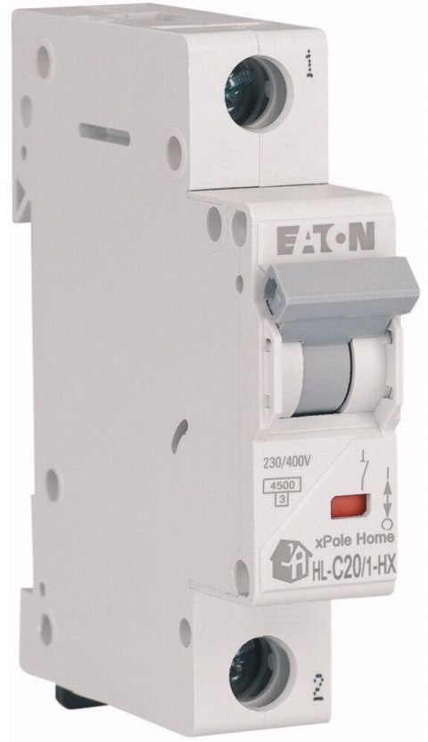 EATON WYŁĄCZNIK NADPRĄDOWY C 20A 1P 1M 6KA HN-C20/1
