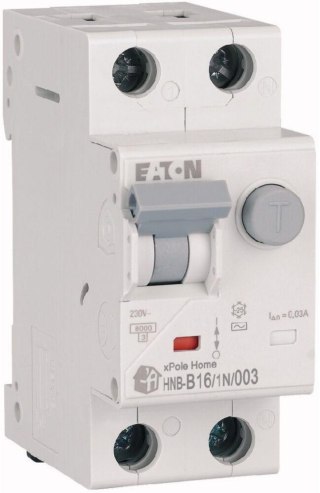 EATON WYŁĄCZNIK RÓŻNICONADPRĄDOWY B 16A 1P+N 2M 30MA AC 6KA