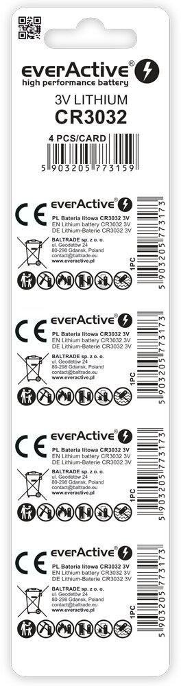 Bateria CR3032 everActive (blister 4 szt.)