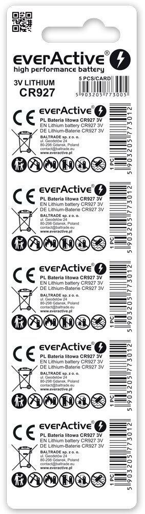 Bateria CR927 everActive (blister 5 szt.)