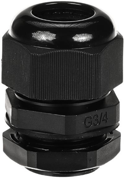 Dławnica dławik G3/4-BLACK IP68 3/4 "
