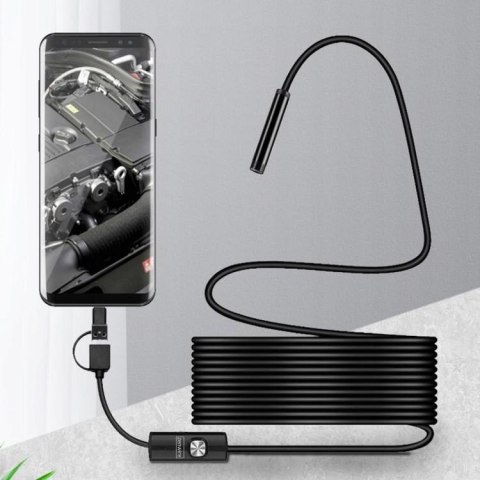 Kamera Inspekcyjna Warsztatowa Endoskop do Telefonu Android Rur USB-C 3,5m Zenwire AN100