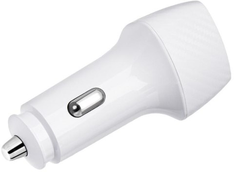 ŁADOWARKA SAMOCHODOWA Forcell Carbon CC50-1A1C 38 W 1x USB-C 1x USB-A PD 3.0 QC 3.0 BIAŁA