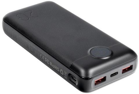 Powerbank Veger 20000 mAh 20 W PD QC 3.0 2x USB-A USB-C czarny