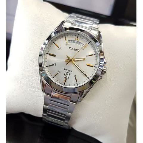 ZEGAREK MĘSKI CASIO MTP-1370D-7A2V (zd025d) + BOX