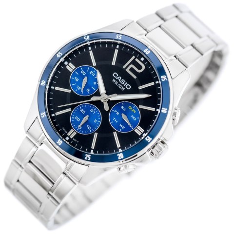 ZEGAREK MĘSKI CASIO MTP-1374D-2AV (zd063c) + BOX