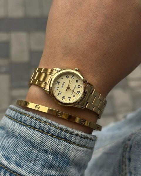 ZEGAREK DAMSKI CASIO LTP-V001G-9B (zd589c) + BOX
