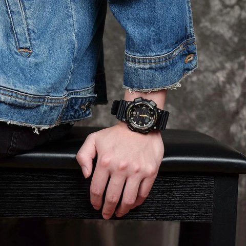 ZEGAREK MĘSKI CASIO AQ-S810W-1A3V (zd044i) - SOLAR POWERED + BOX