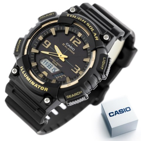 ZEGAREK MĘSKI CASIO AQ-S810W-1A3V (zd044i) - SOLAR POWERED + BOX