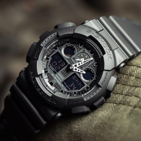 ZEGAREK MĘSKI CASIO G-SHOCK GA-100-1A1ER