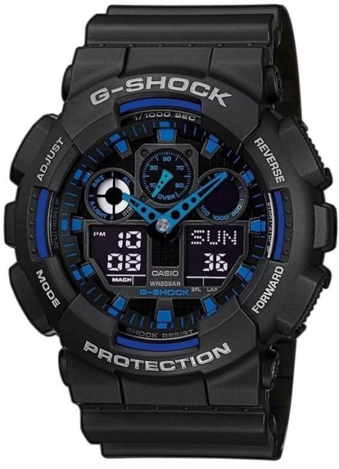 ZEGAREK MĘSKI CASIO G-SHOCK GA-100-1A2ER