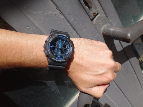 ZEGAREK MĘSKI CASIO G-SHOCK GA-100-1A2ER