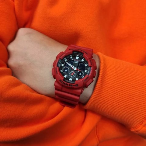 ZEGAREK MĘSKI CASIO G-SHOCK GA-100B-4AER