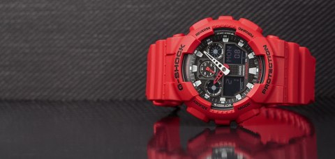 ZEGAREK MĘSKI CASIO G-SHOCK GA-100B-4AER
