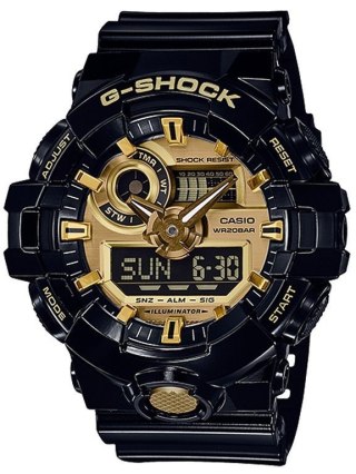 ZEGAREK MĘSKI CASIO G-SHOCK GA-710GB-1AER