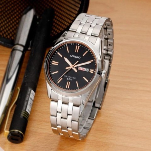 ZEGAREK MĘSKI CASIO MTP-1335D-1A2VDF (zd026b) + BOX