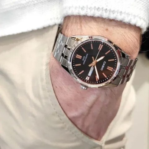 ZEGAREK MĘSKI CASIO MTP-1335D-1A2VDF (zd026b) + BOX