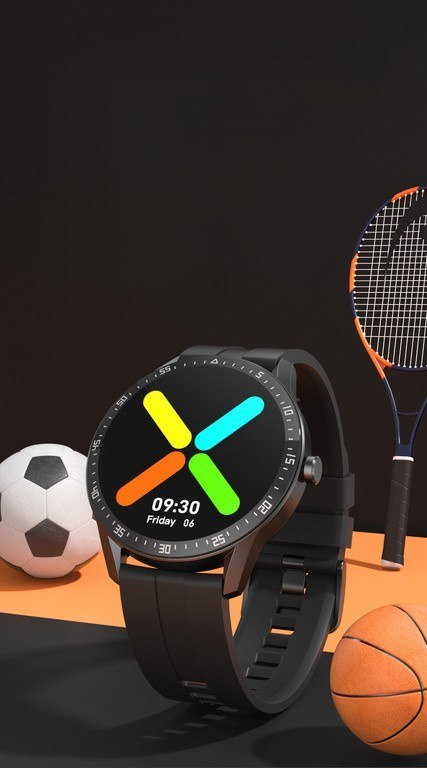 SMARTWATCH MĘSKI G. Rossi SW018-5 black/blue (sg012e) WŁASNE TARCZE