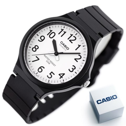 ZEGAREK MĘSKI CASIO MW-240-7B (zd166g) - KLASYKA + BOX