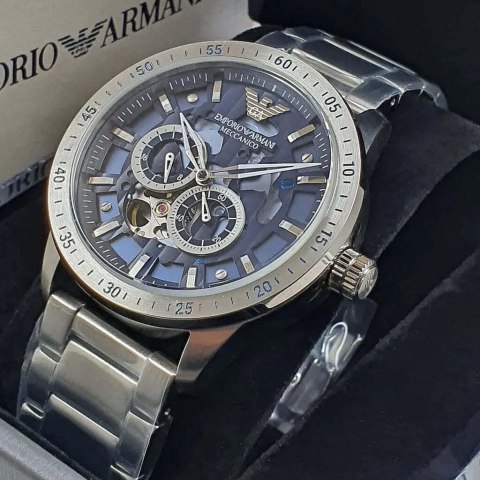 ZEGAREK MĘSKI EMPORIO ARMANI AR60052 - MARIO MECCANICO - AUTOMAT (zi056a)
