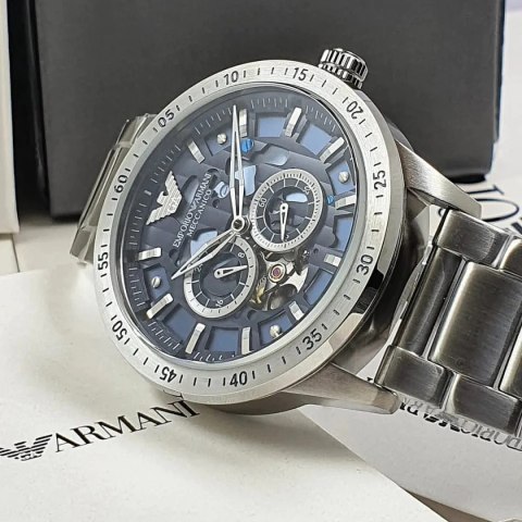 ZEGAREK MĘSKI EMPORIO ARMANI AR60052 - MARIO MECCANICO - AUTOMAT (zi056a)