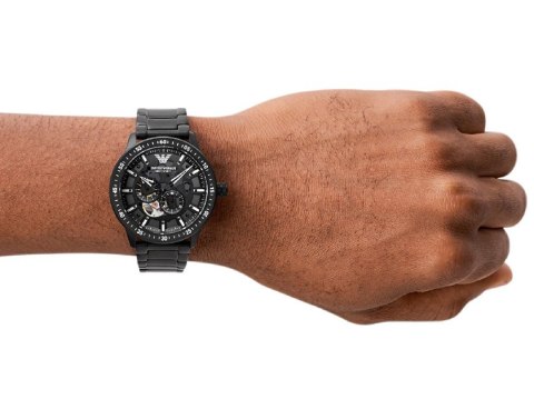 ZEGAREK MĘSKI EMPORIO ARMANI AR60054 - MARIO MECCANICO - AUTOMAT (zi056c)