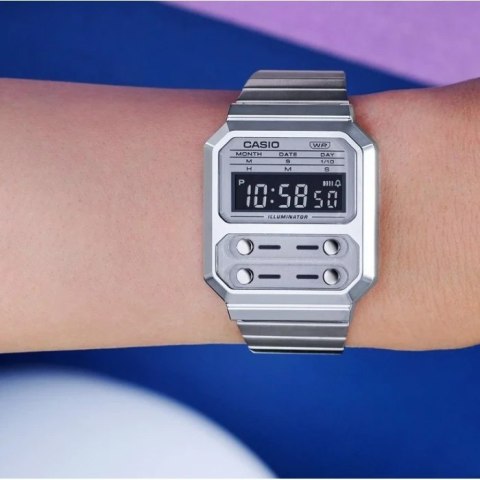 Zegarek Casio Retro Vintage A100WE-7BEF (zd640a)