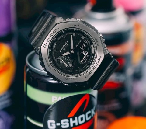 Zegarek Męski Casio G-Shock GM-2100BB-1AER