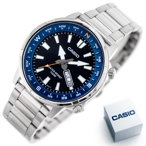 ZEGAREK MĘSKI CASIO MTD-130D-1A2 + BOX