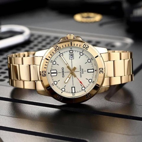 ZEGAREK MĘSKI CASIO MTP-VD01G-9E (zd185e) + BOX