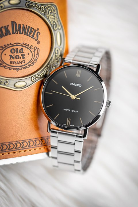 ZEGAREK MĘSKI CASIO MTP-VT01D-1B (zd165f) + BOX