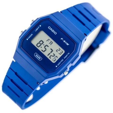 ZEGAREK MĘSKI CASIO F-91WB-2A1 + BOX