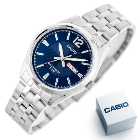 ZEGAREK MĘSKI CASIO MTP-1335D-2AV (zd026e) + BOX