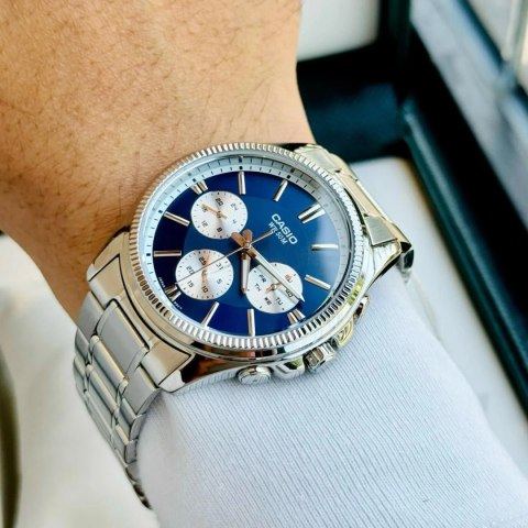 ZEGAREK MĘSKI CASIO MTP-1375D-2A1VDF (zd112e) + BOX