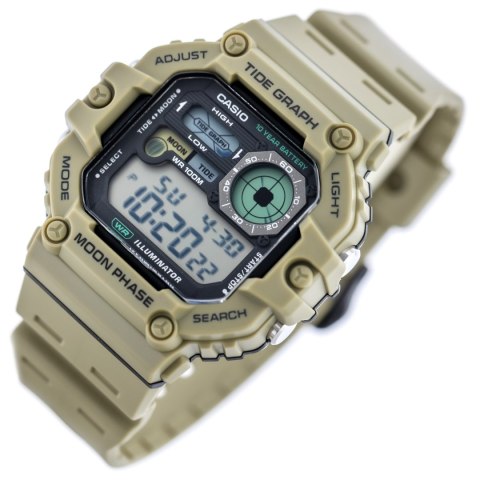 ZEGAREK MĘSKI CASIO Digital Moonphase WS-1700H-5AVDF