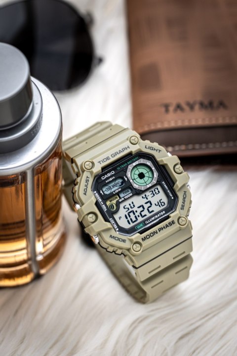 ZEGAREK MĘSKI CASIO Digital Moonphase WS-1700H-5AVDF