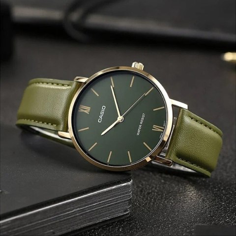 ZEGAREK UNISEX CASIO MTP-VT01GL-3B + BOX