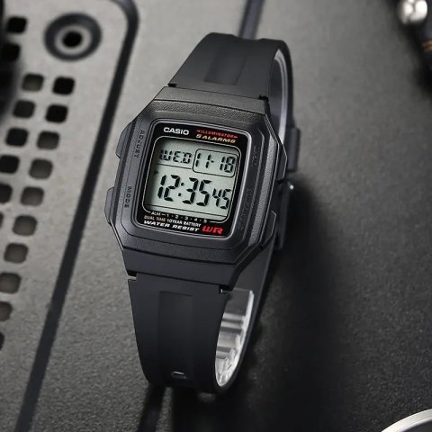 Zegarek Unisex Casio F-201WA-1AEG