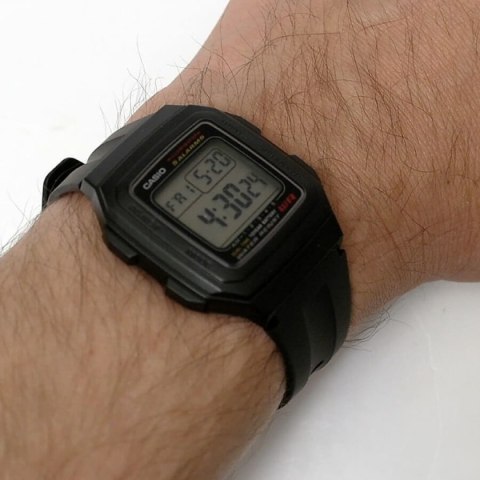 Zegarek Unisex Casio F-201WA-1AEG