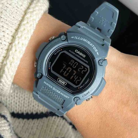 ZEGAREK MĘSKI CASIO W-219HC-2BVDF + BOX