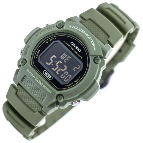 ZEGAREK MĘSKI CASIO W-219HC-3BVDF + BOX