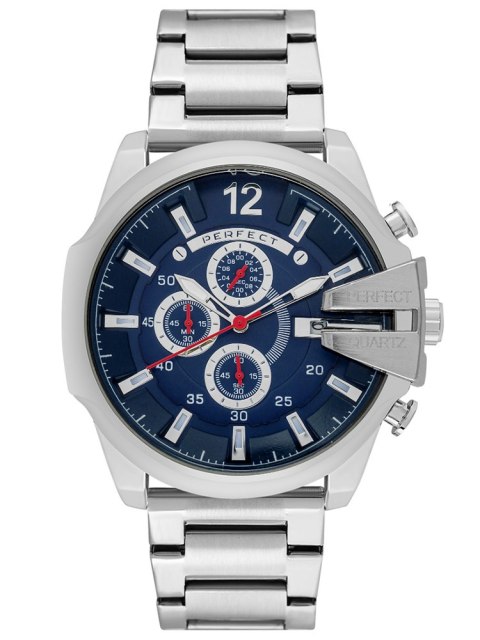 ZEGAREK MĘSKI PERFECT M513CH-04 - CHRONOGRAF (zp387e) + BOX