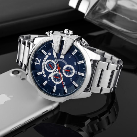 ZEGAREK MĘSKI PERFECT M513CH-04 - CHRONOGRAF (zp387e) + BOX