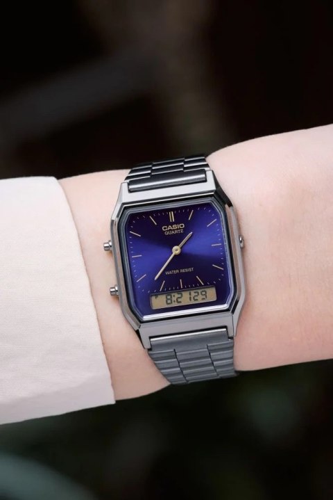 ZEGAREK UNISEX CASIO Vintage AQ-230GG-2A + BOX