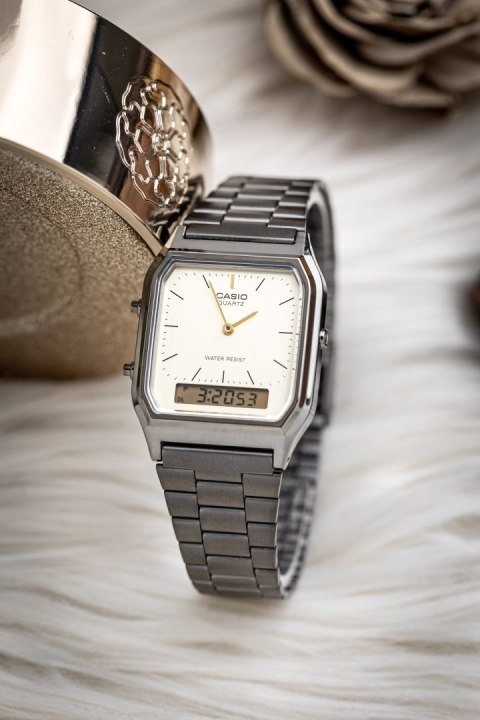 ZEGAREK UNISEX CASIO Vintage AQ-230GG-9A + BOX