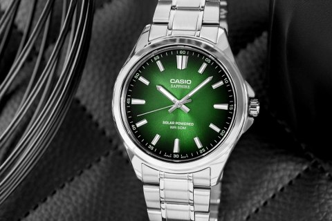 ZEGAREK MĘSKI CASIO MTS-RS100D-3A SZAFIR SOLAR + BOX