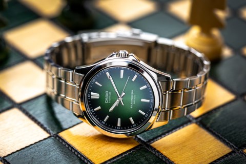 ZEGAREK MĘSKI CASIO MTS-RS100D-3A SZAFIR SOLAR + BOX