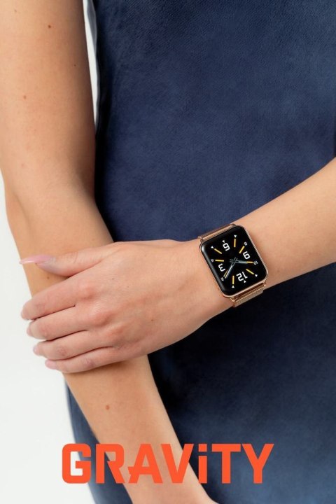 SMARTWATCH UNISEX GRAVITY GT17-5 - AMOLED, DODATKOWY PASEK (sg038e)