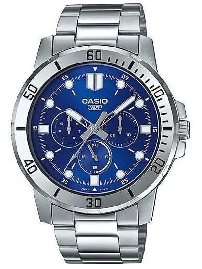 ZEGAREK MĘSKI CASIO MTP-VD300D-2E (zd268b) + BOX