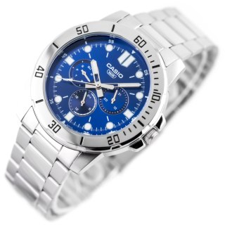 ZEGAREK MĘSKI CASIO MTP-VD300D-2E (zd268b) + BOX
